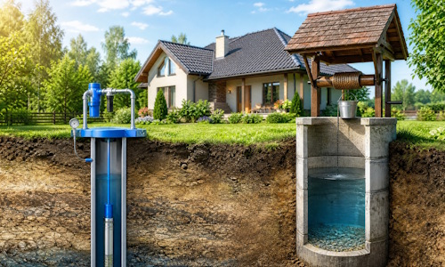 Автономное водоснабжение загородного дома Казань: скважина или колодец 